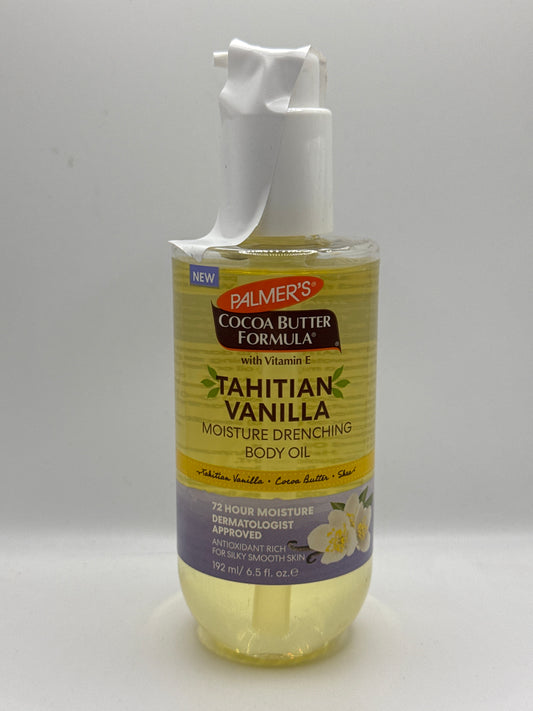 Palmers Cocoa Butter Formula Tahitian Vanilla Moisture Drenching Body Oil 192ml