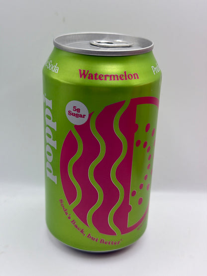 Poppi Prebiotic Soda 12floz Can various flavours