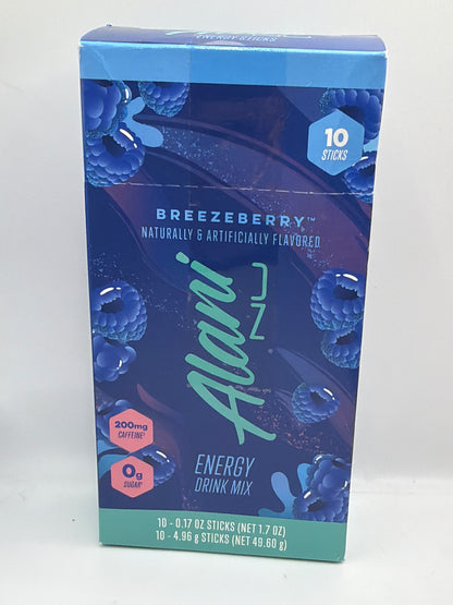 Alani Nu Energy Sticks Drink Mix Box of 10 Singles Various Flavours
