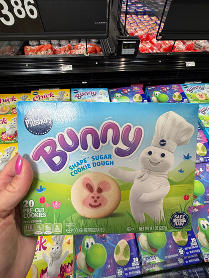 Pillsbury Ready To Bake Sugar Cookie Dough Various Designs