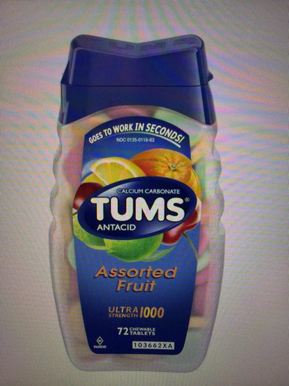 Tums Antacid Extra Strength 750 or 1000 Various Sizes and Types Chewables & Smoothies