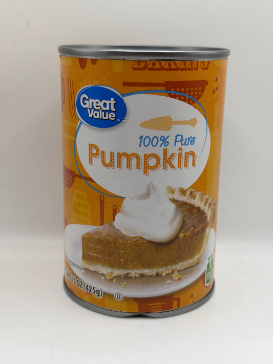 100% Pure Pumpkin Can 425g
