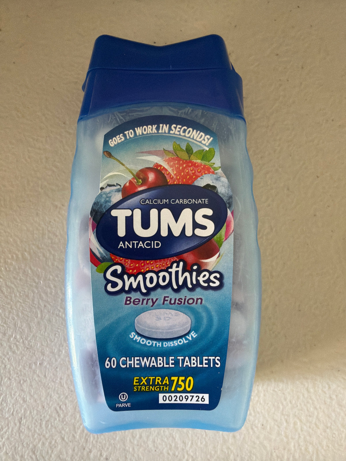 Tums Antacid Extra Strength 750 or 1000 Various Sizes and Types Chewables & Smoothies