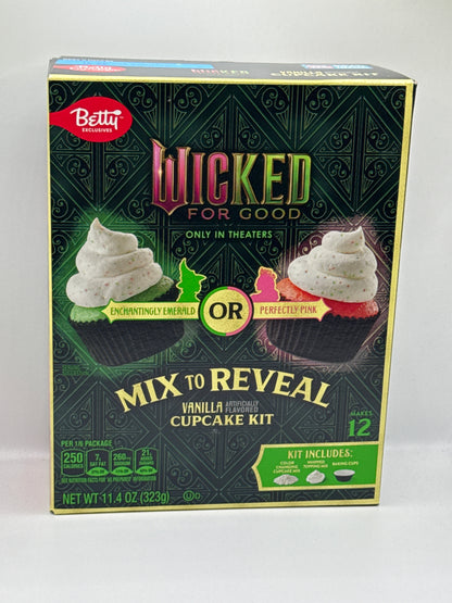 Wicked Mix to Reveal Vanilla Cup Cake Kit makes 12
