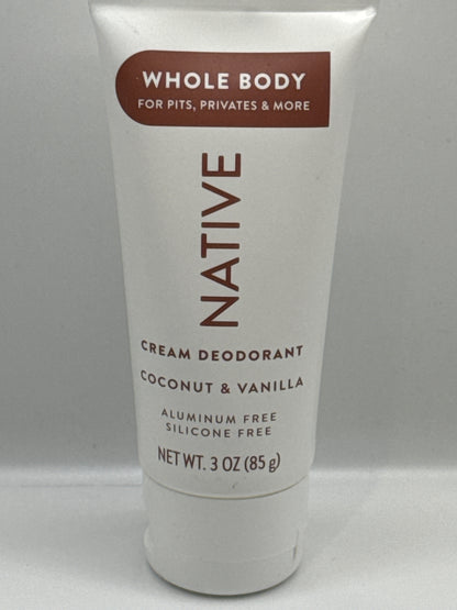 Native Bodycare Wash, Lotion, Deodorant