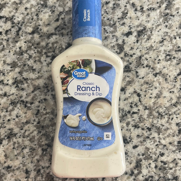 Walmart Sauces & Dips - Ranch, Honey Mustard etc