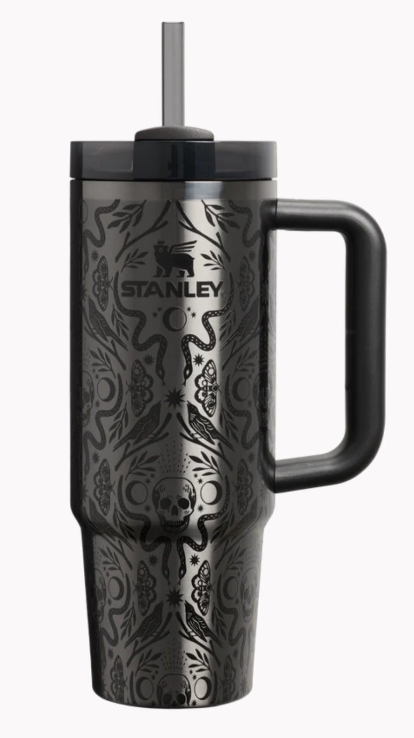 Stanley Halloween Quencher Deadly Damask H2.0 Flowstate Tumbler 30oz and 20oz