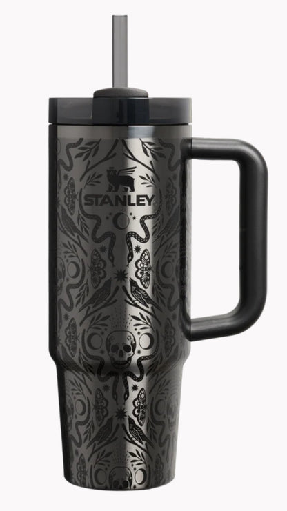 Stanley Halloween Quencher Deadly Damask H2.0 Flowstate Tumbler 30oz and 20oz