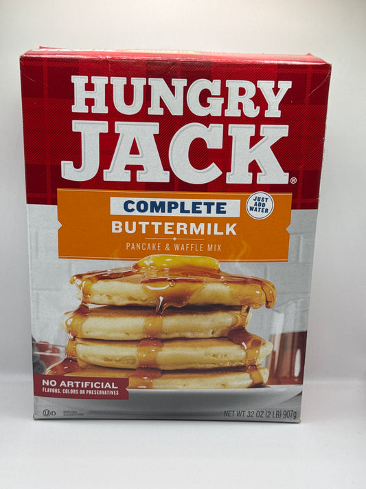 Hungry Jacks Complete Buttermilk Pancake & Waffle Mix 907g