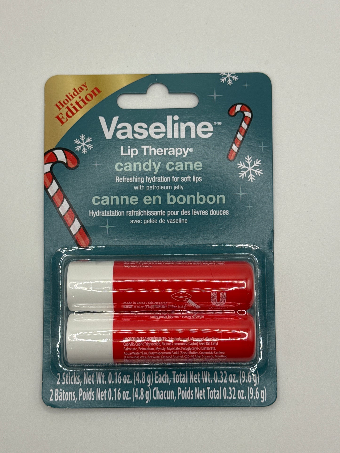 Vaseline Holiday Lip Balms Various available