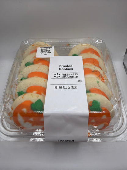 Fresh Baked Frosted Sugar Cookies - various designs and sizes .