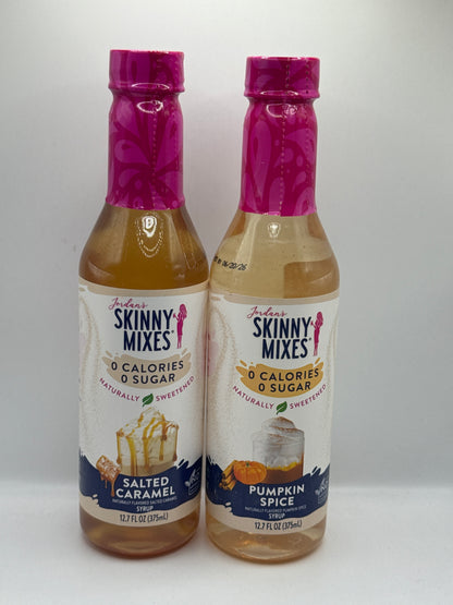 Jordan’s Skinny Mixes naturally sweetened syrup flavouring 375ML Various Flavours