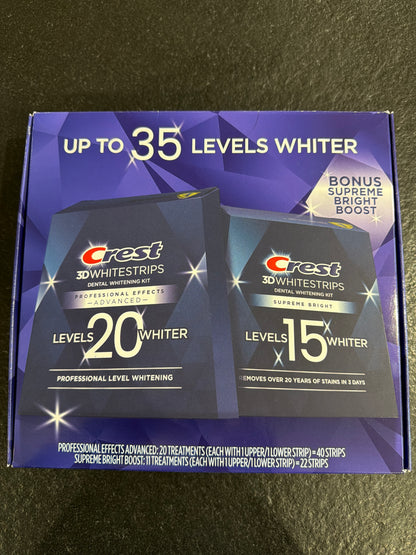 Crest Toothpaste & Whitening Strips & Mouthwash