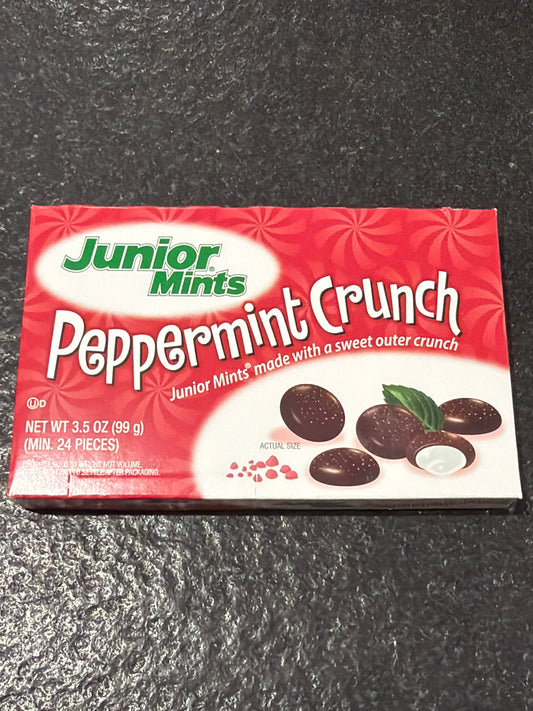 Junior Mints Peppermint Crunch 99g box