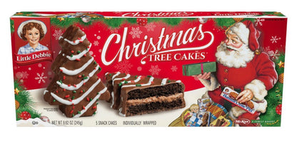 Little Debbie’s Christmas snack cakes, muffins and brownies individually wrapped