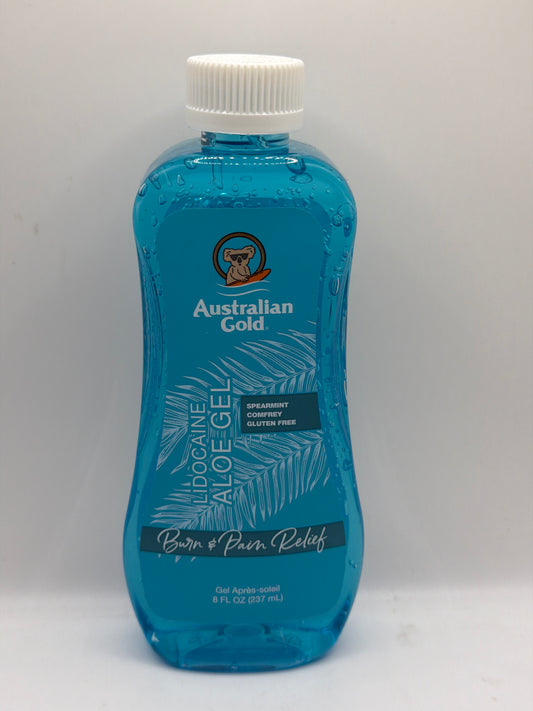 Australian Gold Aloe Gel with Lidocaine Burn & Pain Relief 8fl oz