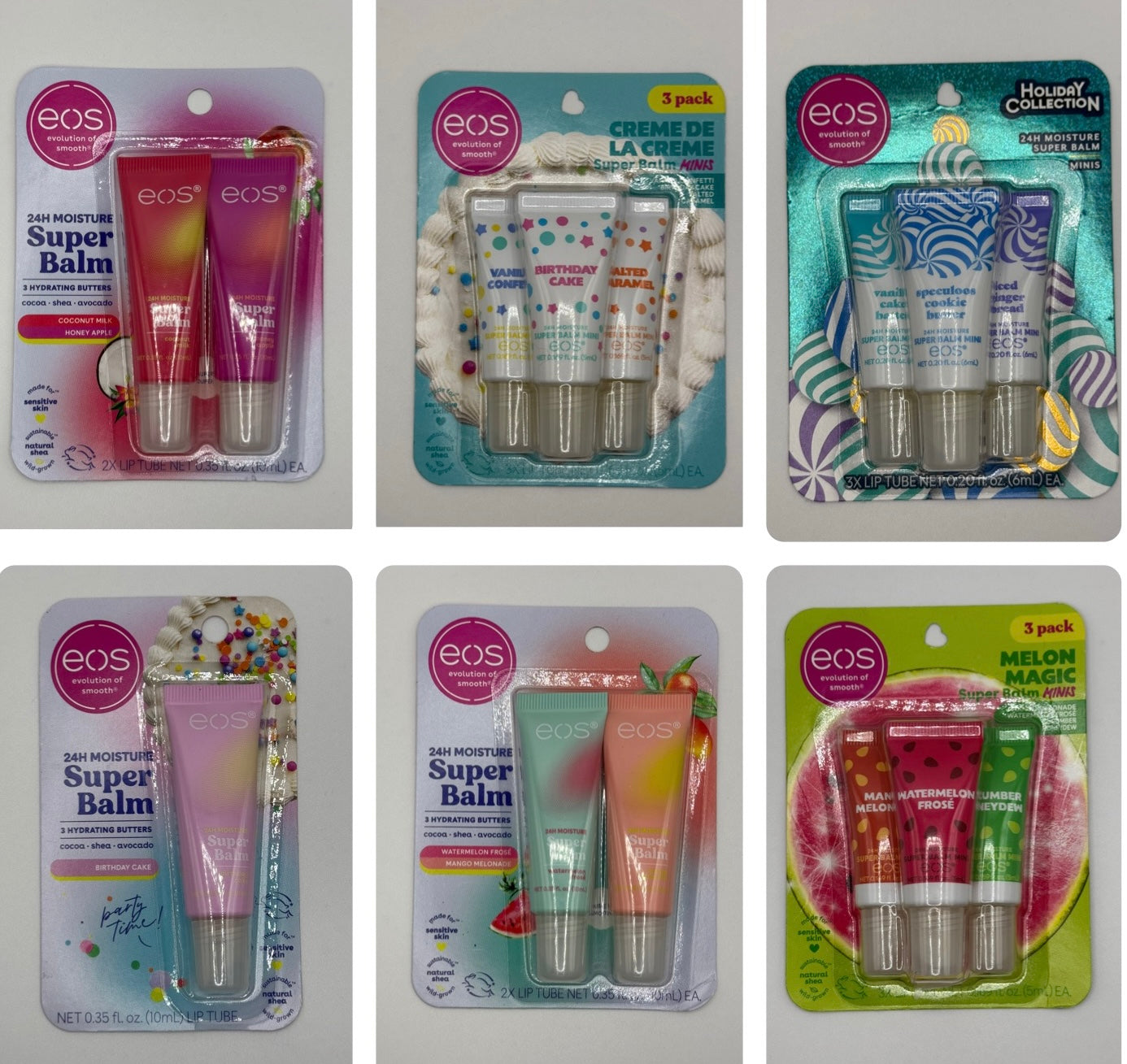 EOS Super Lip Balms Various Packs