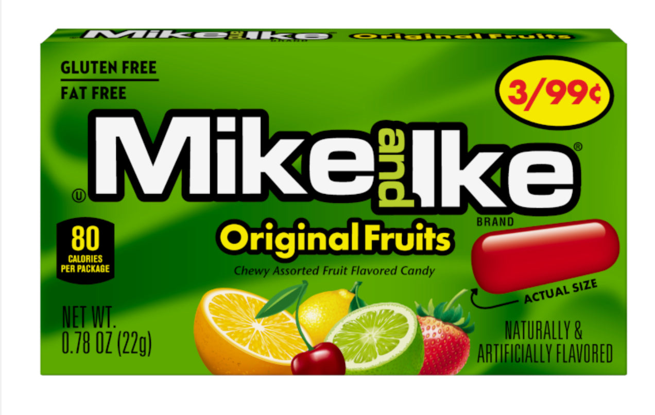 Mike & Ike Mini Boxes Various Flavours 22g