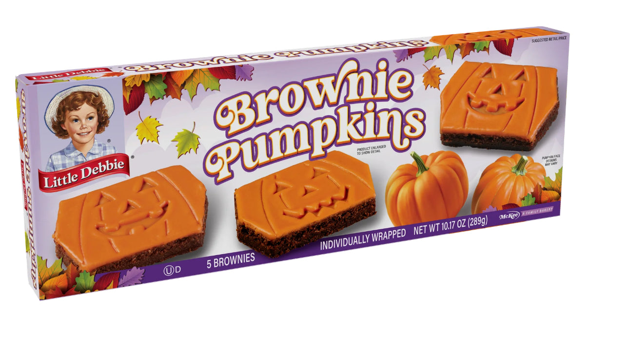 Little Debbie’s brownie pumpkins 5 individually wrapped ￼