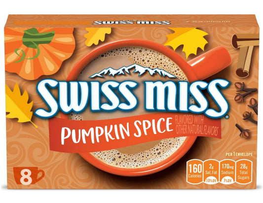 Swiss Miss Pumpkin Spice Hot Cocoa 8 sachets