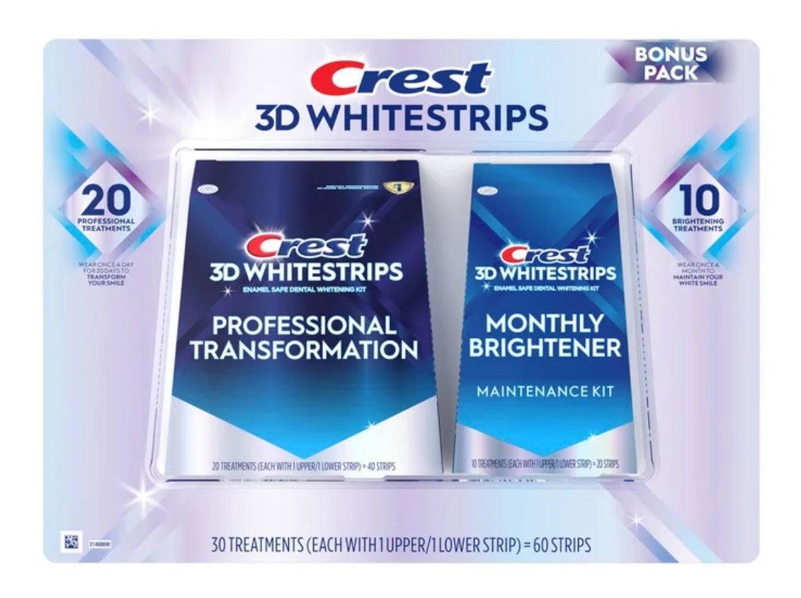 Crest Toothpaste & Whitening Strips & Mouthwash