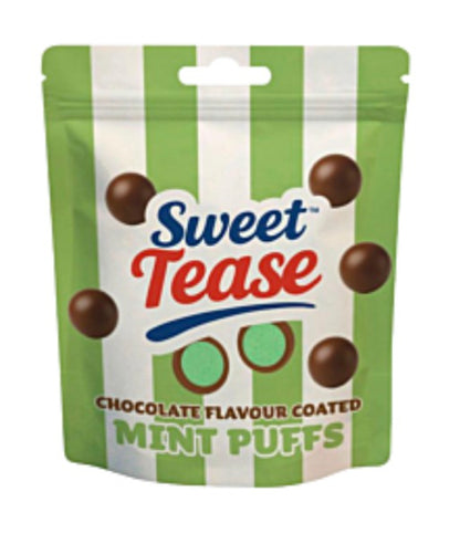 Sweet Tease Chocolate Flavour Coated Puffs Variety of flavours