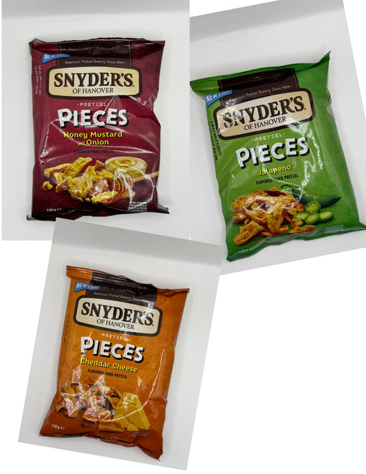 Snyder’s Pretzel Pieces 110g Bag Various Flavours