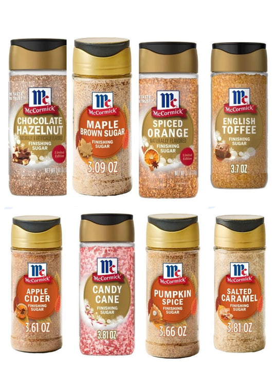 McCormicks Finishing Sugars  various Flavours
