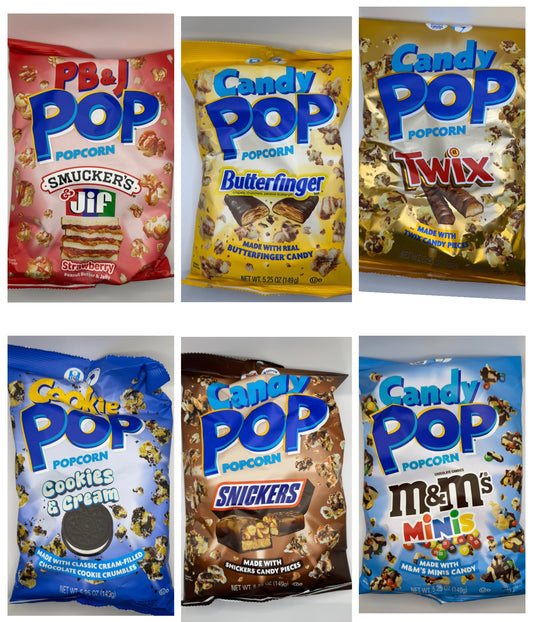 Candy & Cookie Pop Popcorn Various Flavours Available