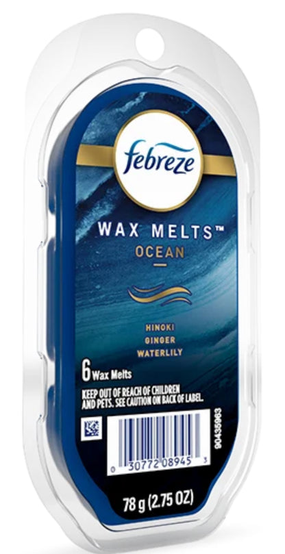 Febreze & Gain Wax Melts Various Scents 6 cubes per pack