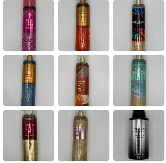 BBW Fine Spray Body Fragrance Mist & Cologne Mist