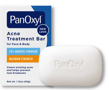 PanOxyl Acne Treatment Bar for face & body 43g