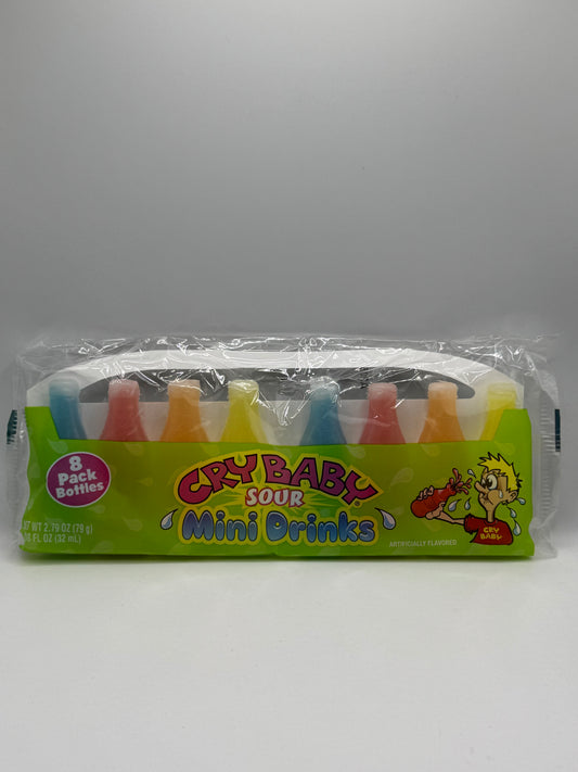 Cry Baby Sour Mini Drinks 8 Pack Bottles