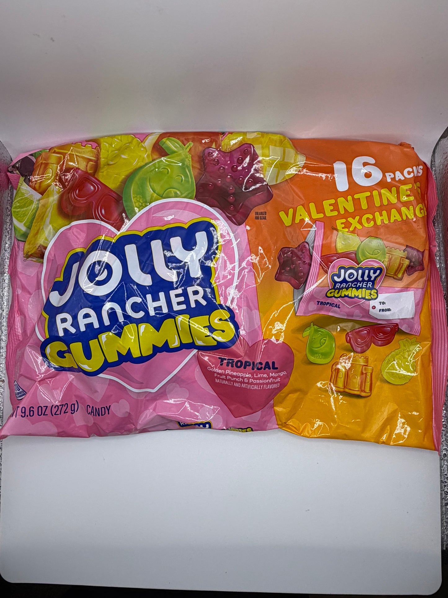 Jolly Rancher Gummies Tropical 16 Valentine Packs