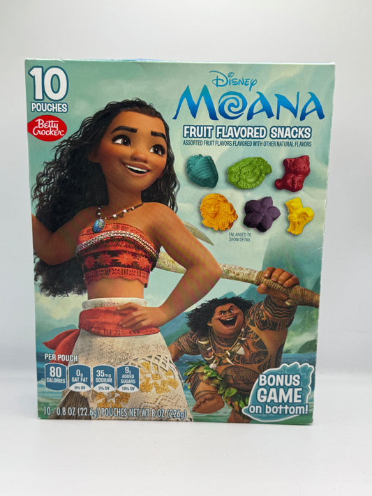 Moana Themed Fruit Flavoured Snacks pack of 10