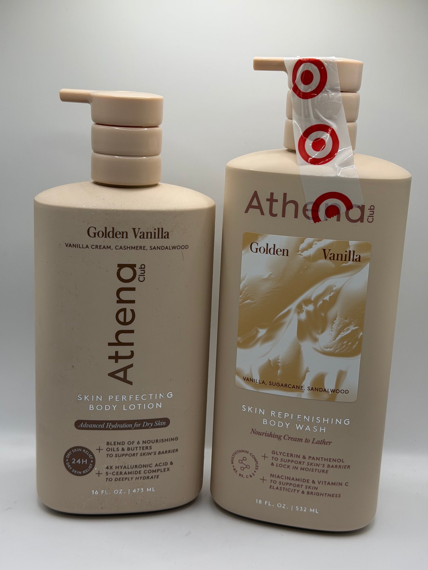 Athena Club Golden Vanilla Body Wash or Lotion