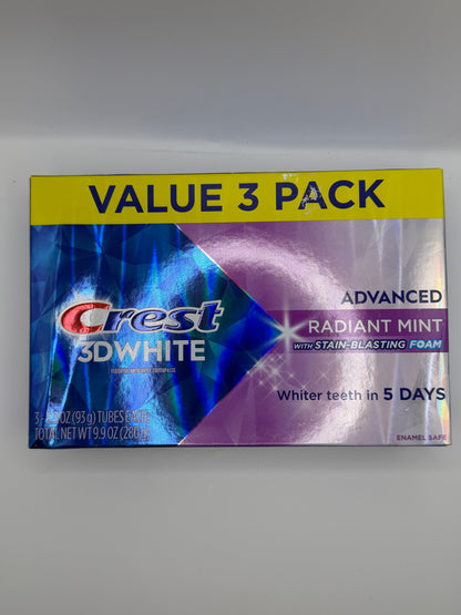 Crest Toothpaste & Whitening Strips & Mouthwash