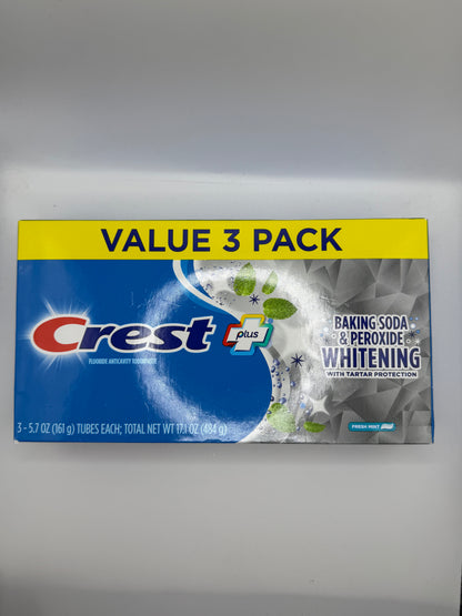 Crest Toothpaste & Whitening Strips & Mouthwash