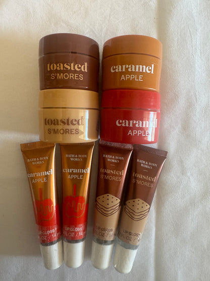 BBW Lipgloss, Lip Scrub, Lip Balm,  Oil & Chapsticks