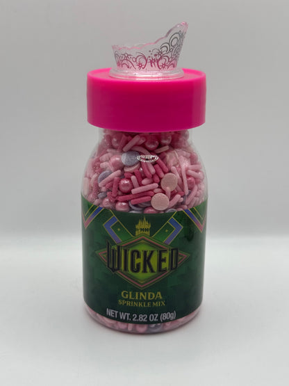 Wicked Cake Toppings , sprinkles and shimmer dust, Elphaba & Glinder