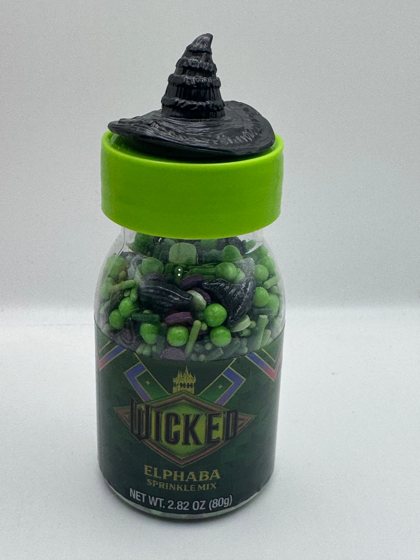 Wicked Cake Toppings , sprinkles and shimmer dust, Elphaba & Glinder