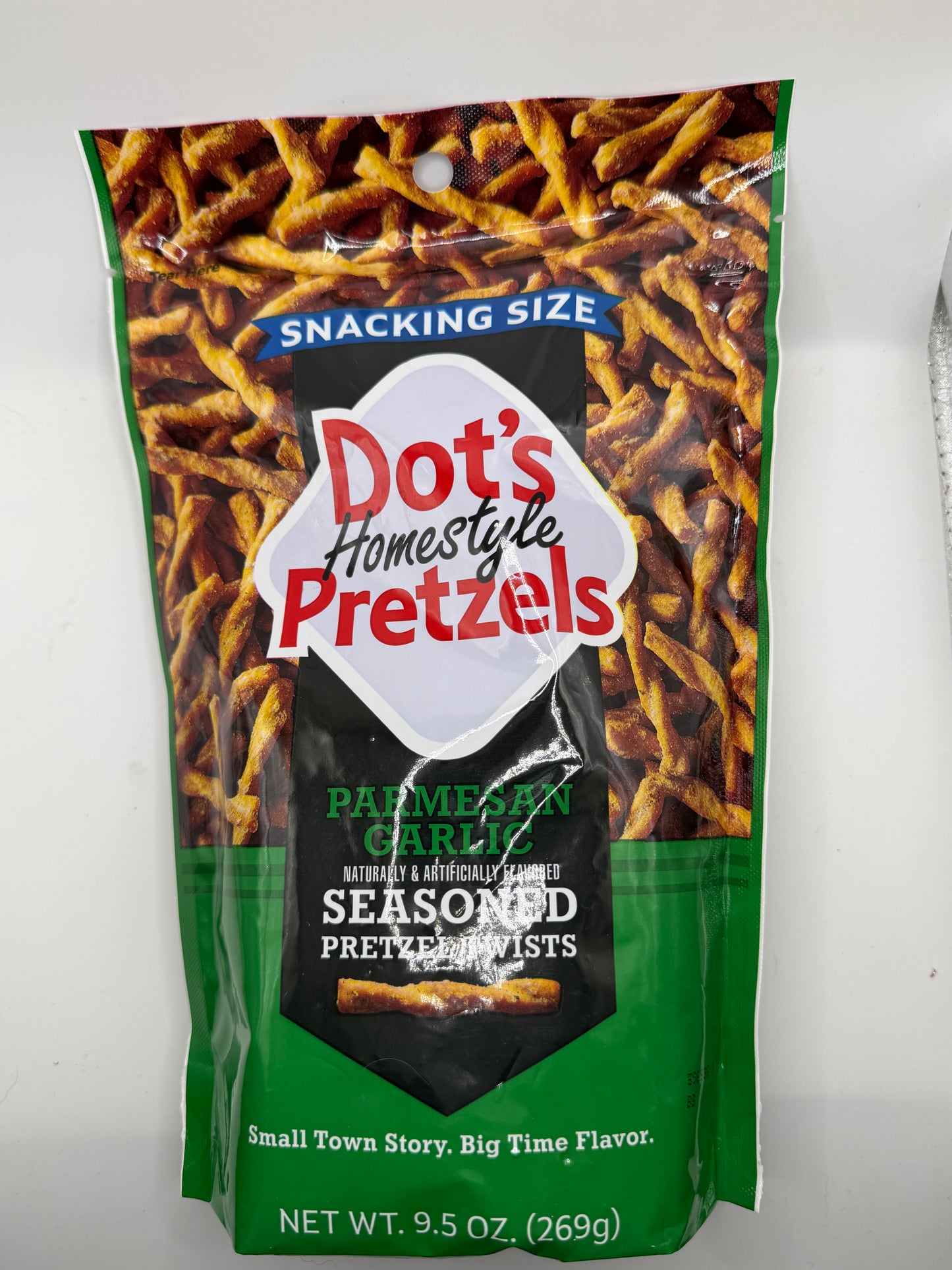Dots Homestyle Pretzels Parmesan Garlic Seasoned Pretzel Twists 9oz bag