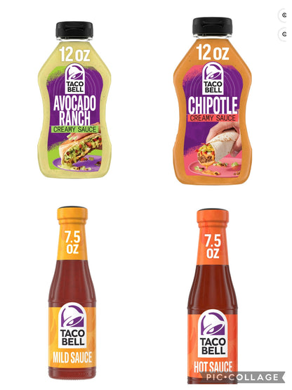 Taco Bell Sauces - Various