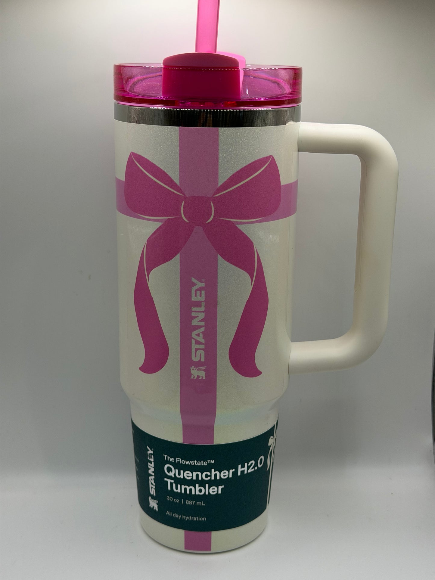 Stanley Quencher H2.0 Flowstate Tumbler Holiday Popsicle Ribbon 30 or 20oz