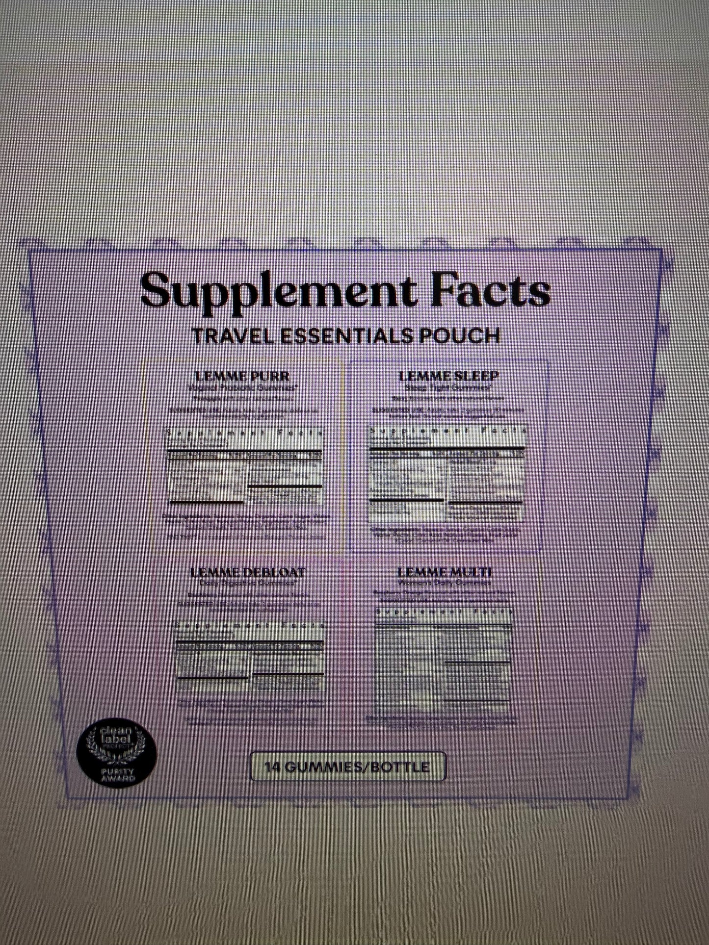 Lemme Travel Essentials Gift set