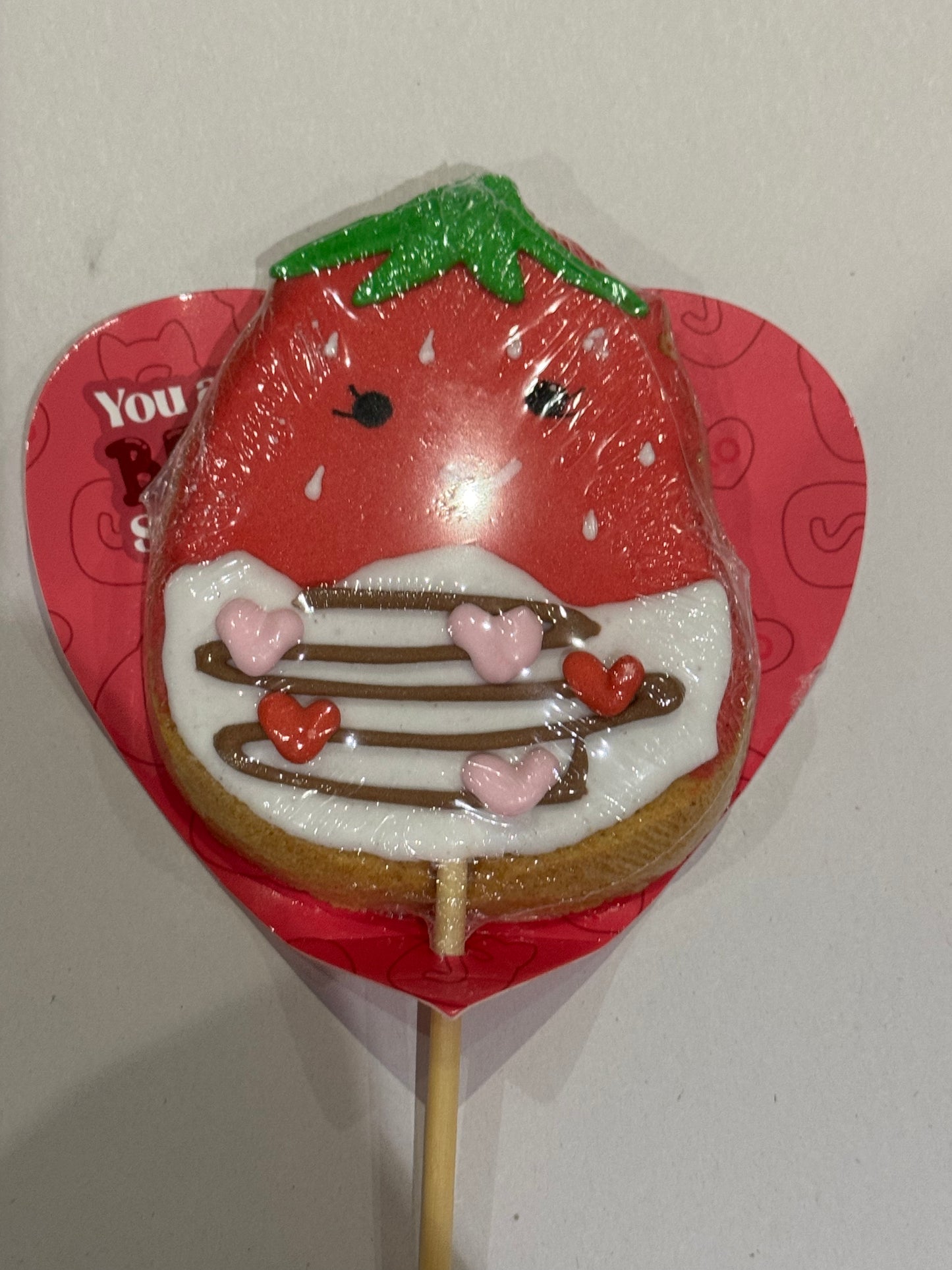 Squishmallow Valentine Cookie on stick Various Designs