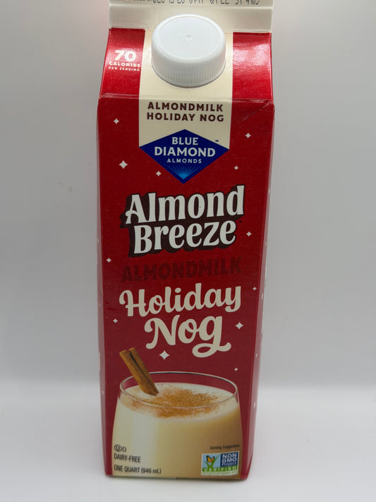 Almond Breeze Almond milk Holiday Nog 946ml