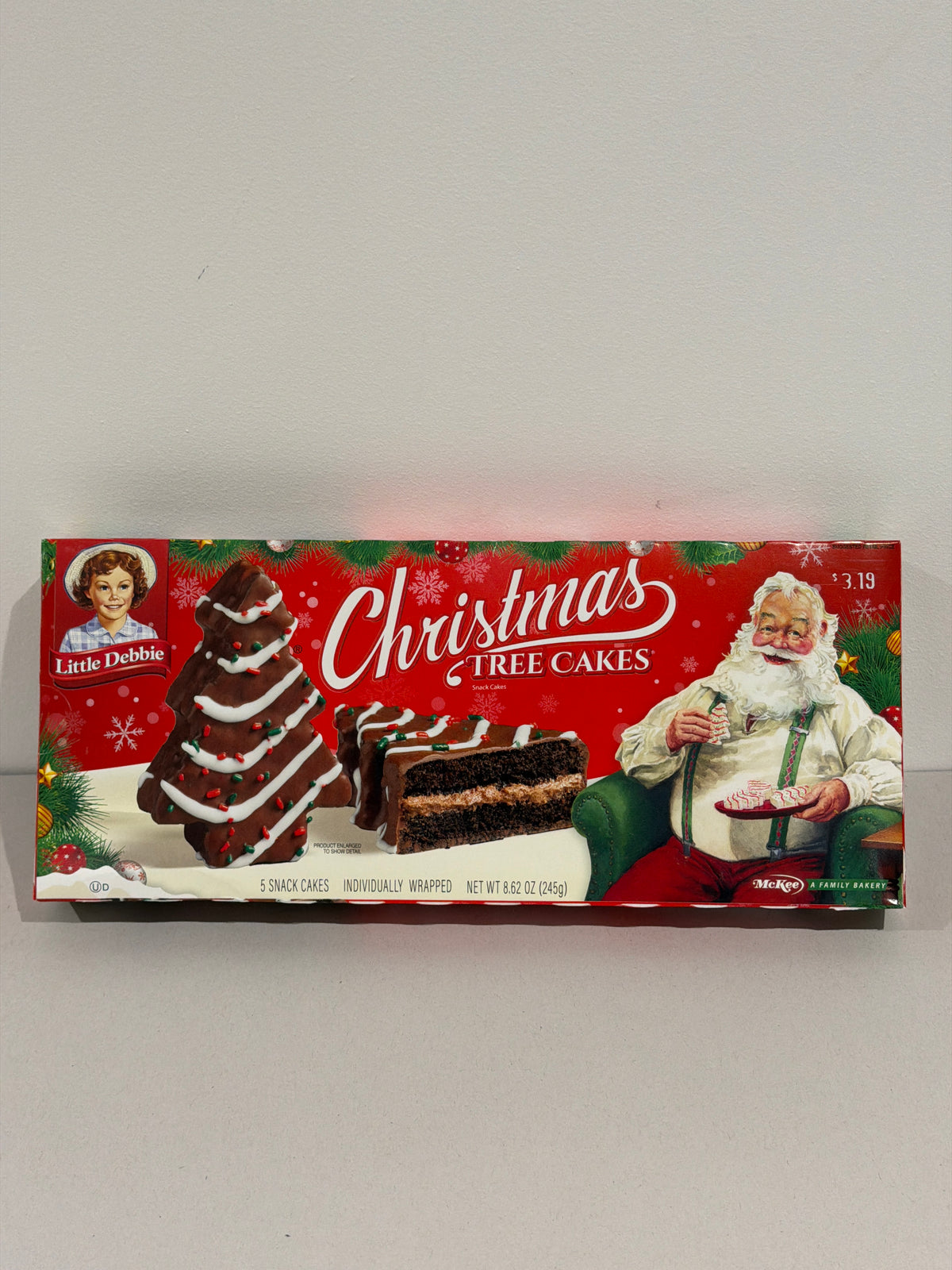 Little Debbie Chocolate Christmas Tree Cakes 5 pack
