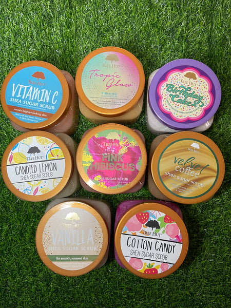 Tree Hut Body Care, Scrubs, Butters & Body Washes