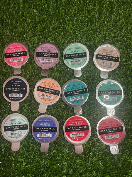 BBW Car Portable Scent Holders & Refills